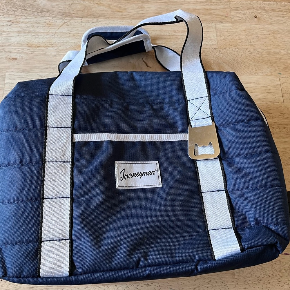 Journeyman Navy Quilted Cooler
